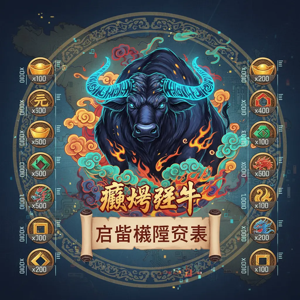 老虎機賠率表 - 瘋狂野牛