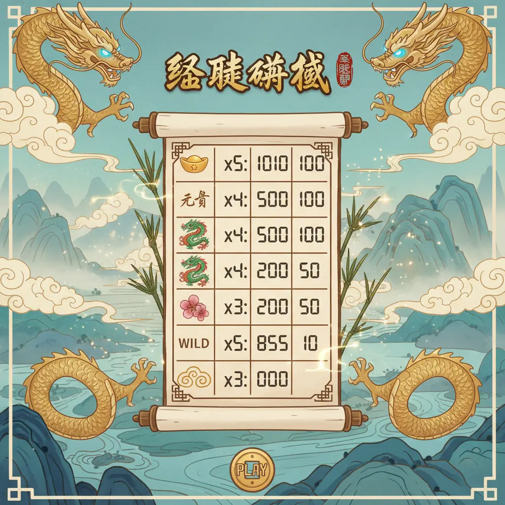 老虎機賠率表 - 基礎遊戲