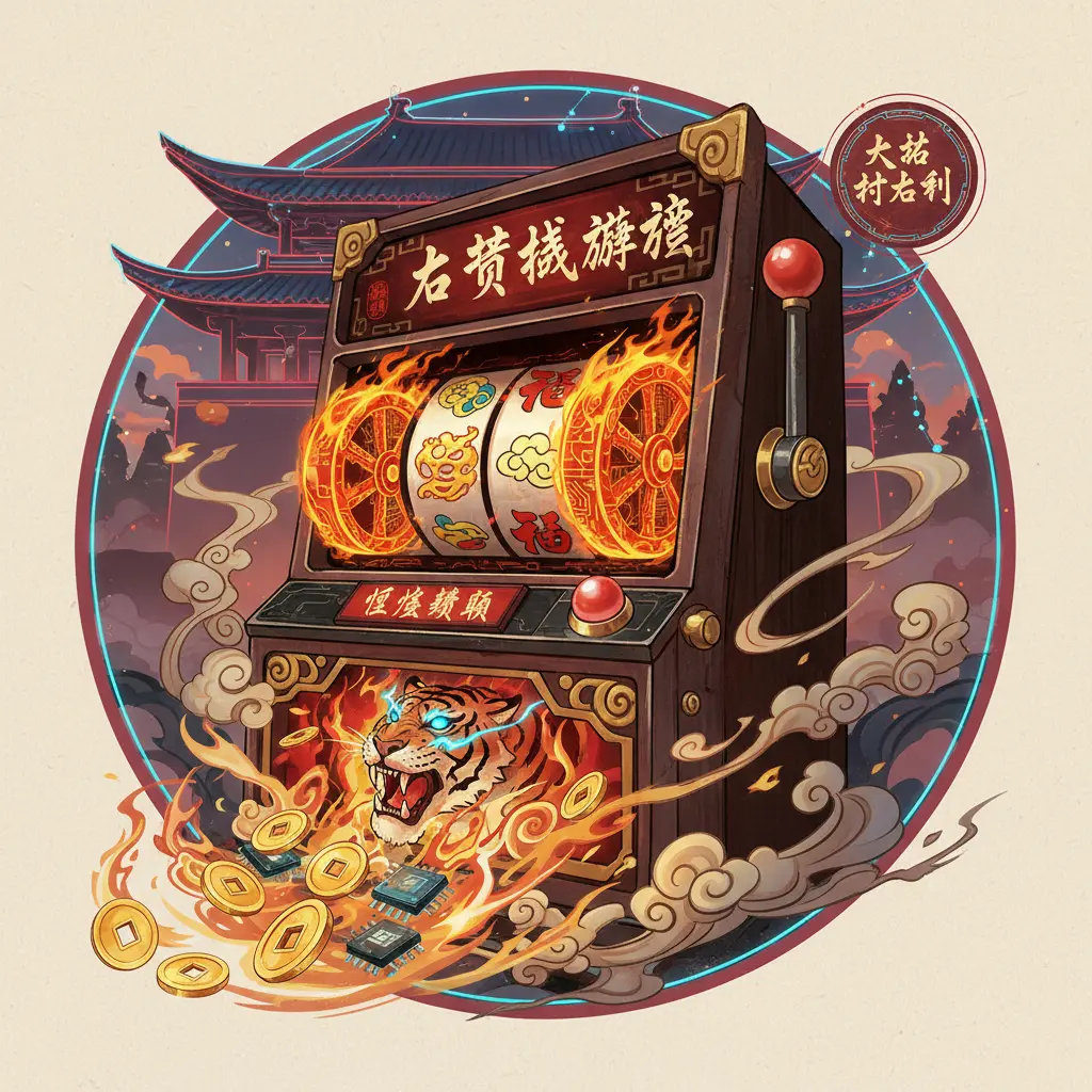 烈焰轉輪老虎機 - 老虎機遊戲